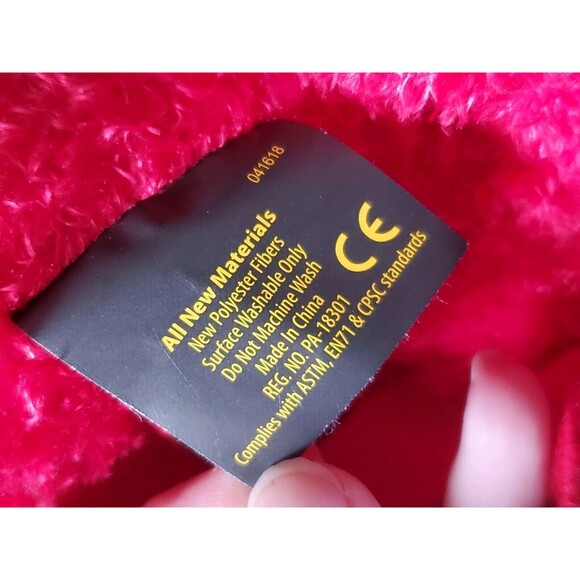 Harry Potter Fawkes Phoenix Plush Red Bird Felt Tail Crest Noble Collection 17” - Picture 7 of 12